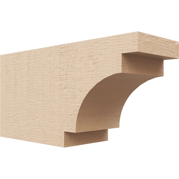 Ekena Millwork 4in. W x 6in. H x 12in. L Mediterranean Woodgrain TimberThane Rafter Tail, Primed Tan RFTUR04X06X12MEDRCPR - main